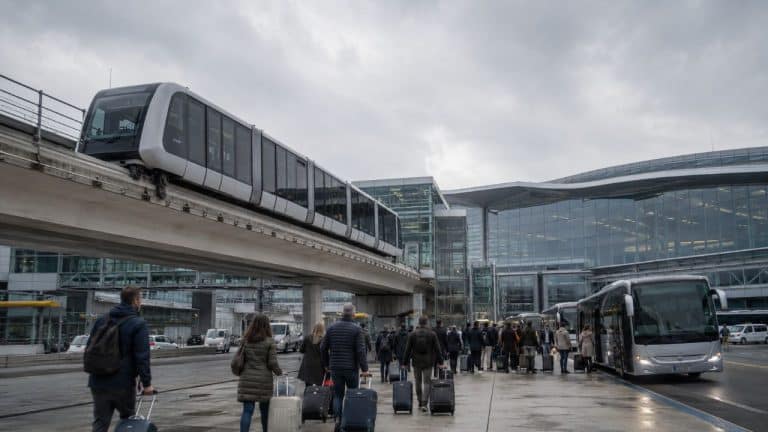 Frankfurt Havalimanı’nda Sky Line 2 treni hizmet dışı kaldı