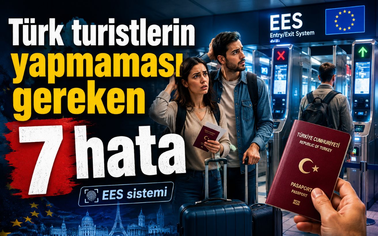 EES sistemi görünce Türk turistlerin yapmaması gereken 7 hata