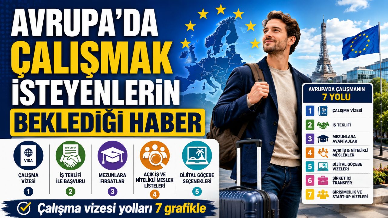 Avrupa’da çalışmak isteyenlerin beklediği haber
