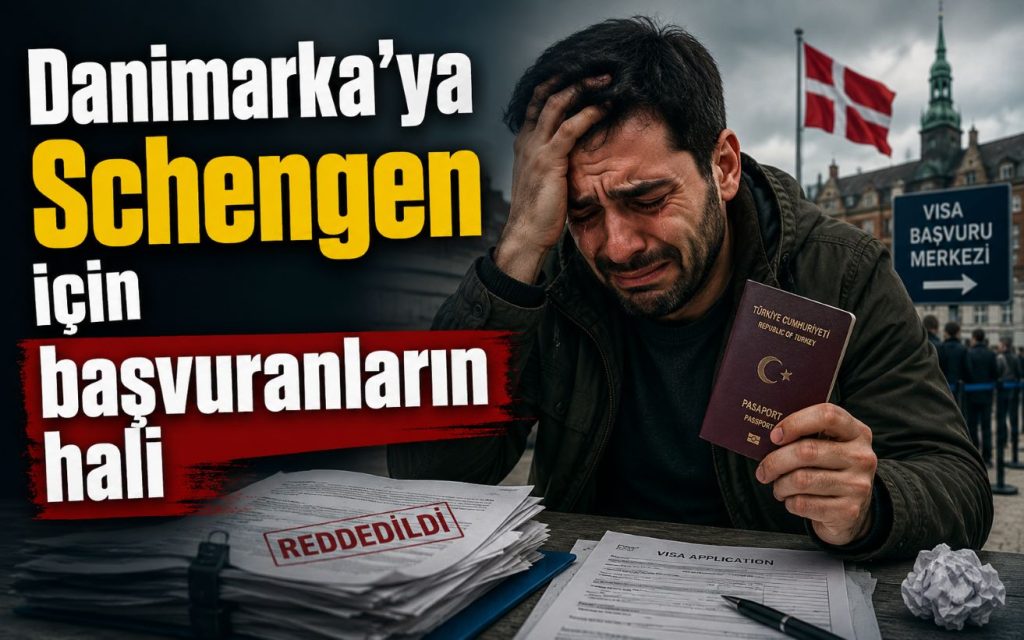 Danimarka Schengen Vizesi için başvuranlar mağdur oluyor