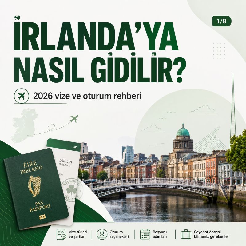 İRLANDA’YA NASIL GİDİLİR?