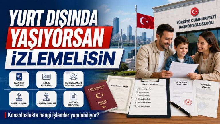 Konsolosluklarda Türk vatandaşları hangi işlemleri yapabilir?
