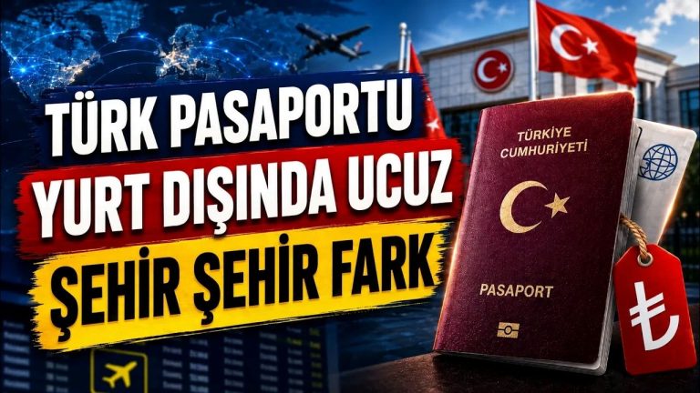 Şehir şehir konsolosluklarda 2026 pasaport ücretleri