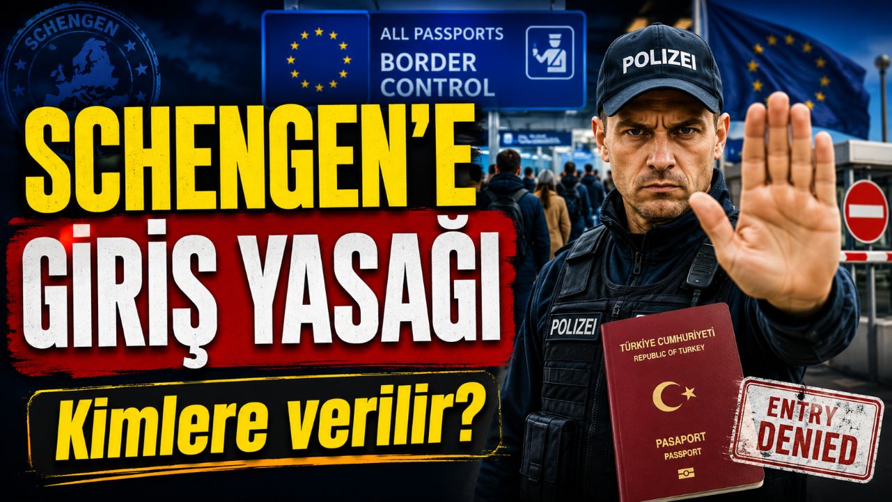 Schengen giriş yasağı geldi çünkü…