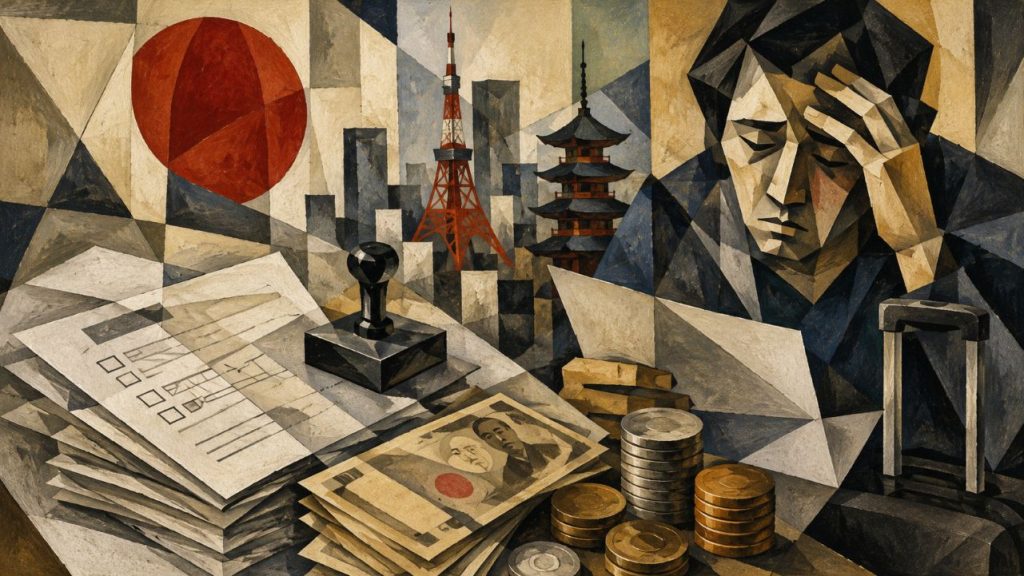 Japonya vize ücretini 5 kat artırıyor: Türk turistler için sorun yok ama... 1 Japonya vize başvurusu için pasaport, vize belgesi ve artan harcı temsil eden Japon yeni banknotları