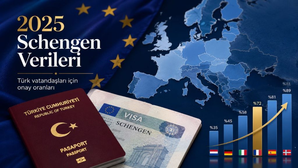 2025'te Türk vatandaşlarına en kolay Schengen vizesi veren ülkeler 2 Schengen vizesinde Türkiye tablosu: Hangi ülkelerde onay oranı daha yüksek?