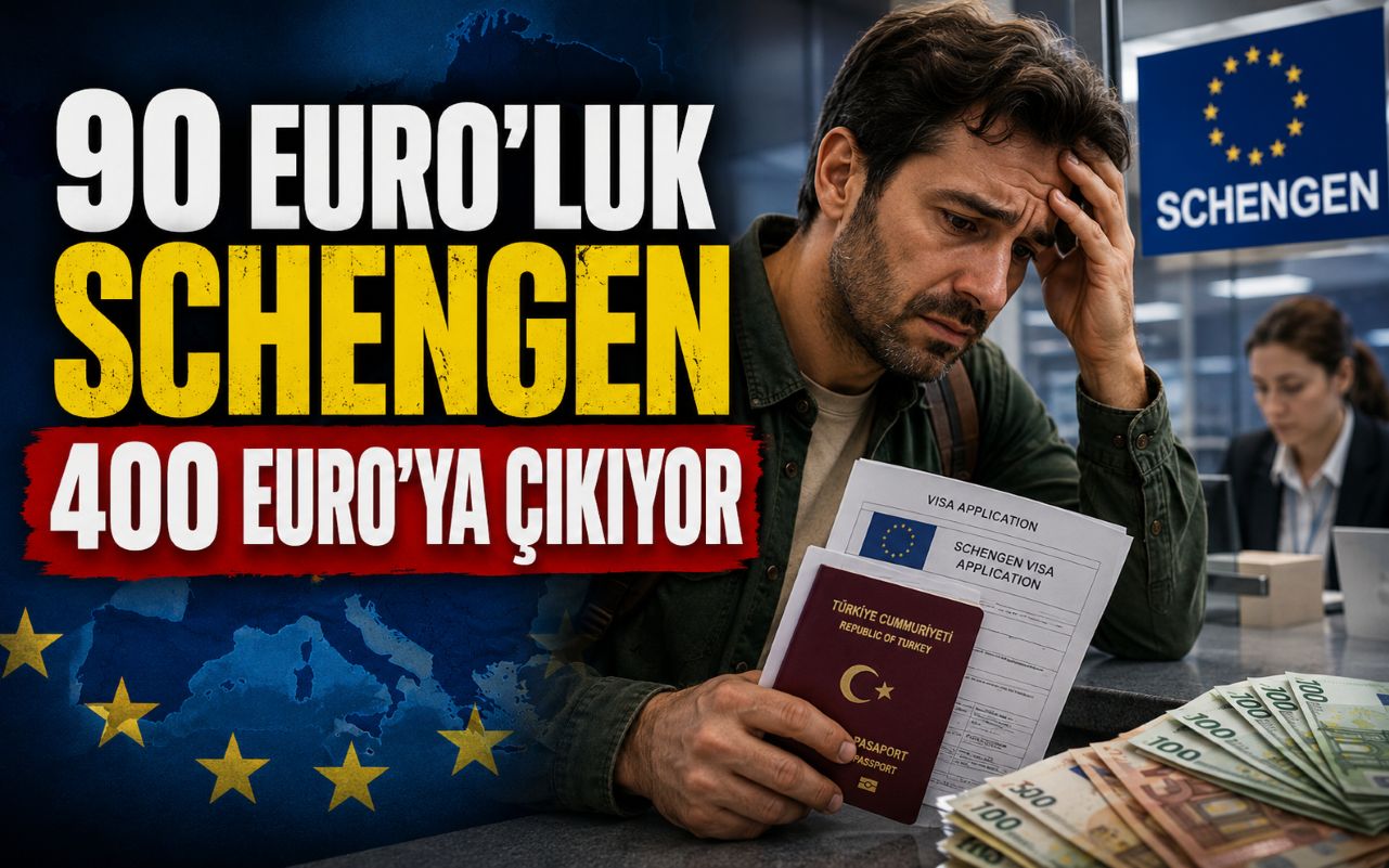 90 euro’luk Schengen vizesi için 400 euro ödeyenler