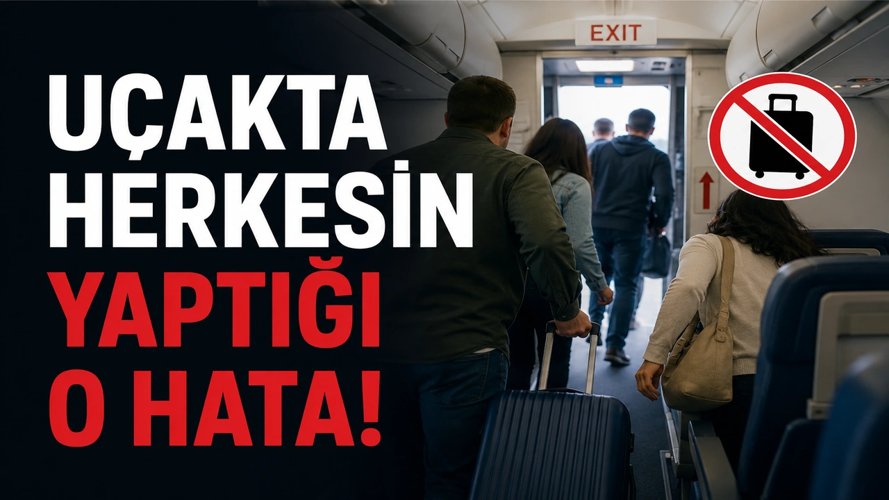Uçak ile seyahat eden herkesin yaptığı o hata!