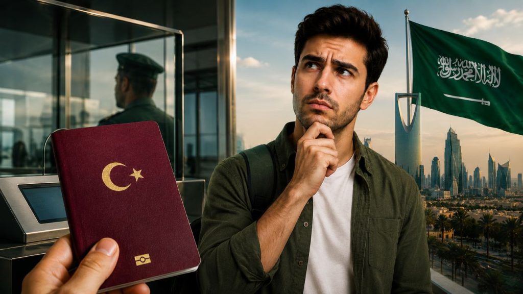 Türklere Suudi Arabistan vizesi kaldırıldı mı? Anlaşmanın kapsamı belli oldu 1 Suudi Arabistan vizesi kaldırıldı mı? Bordo pasaport için durum farklı
