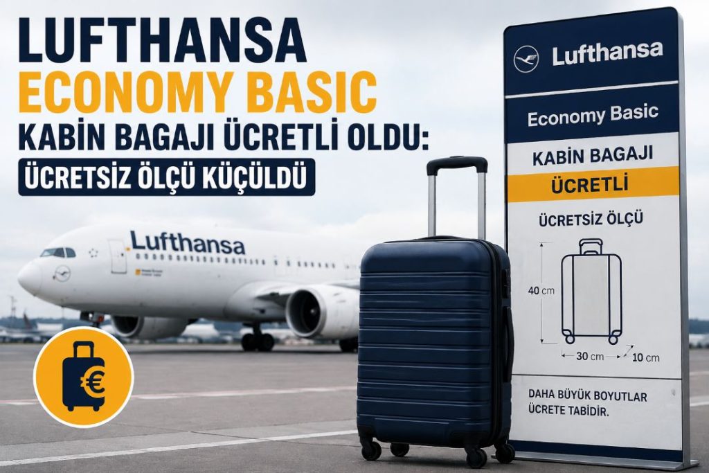 Lufthansa Economy Basic kabin bagajı ücretli oldu: Ücretsiz ölçü küçüldü 2 Lufthansa Economy Basic kabin bagajı ücretli oldu: Ücretsiz ölçü küçüldü