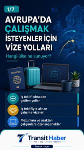Grafiklerle Avrupa’da çalışma vizesi yolları 2 Avrupa’da çalışmak isteyenler için vize yolları özeti