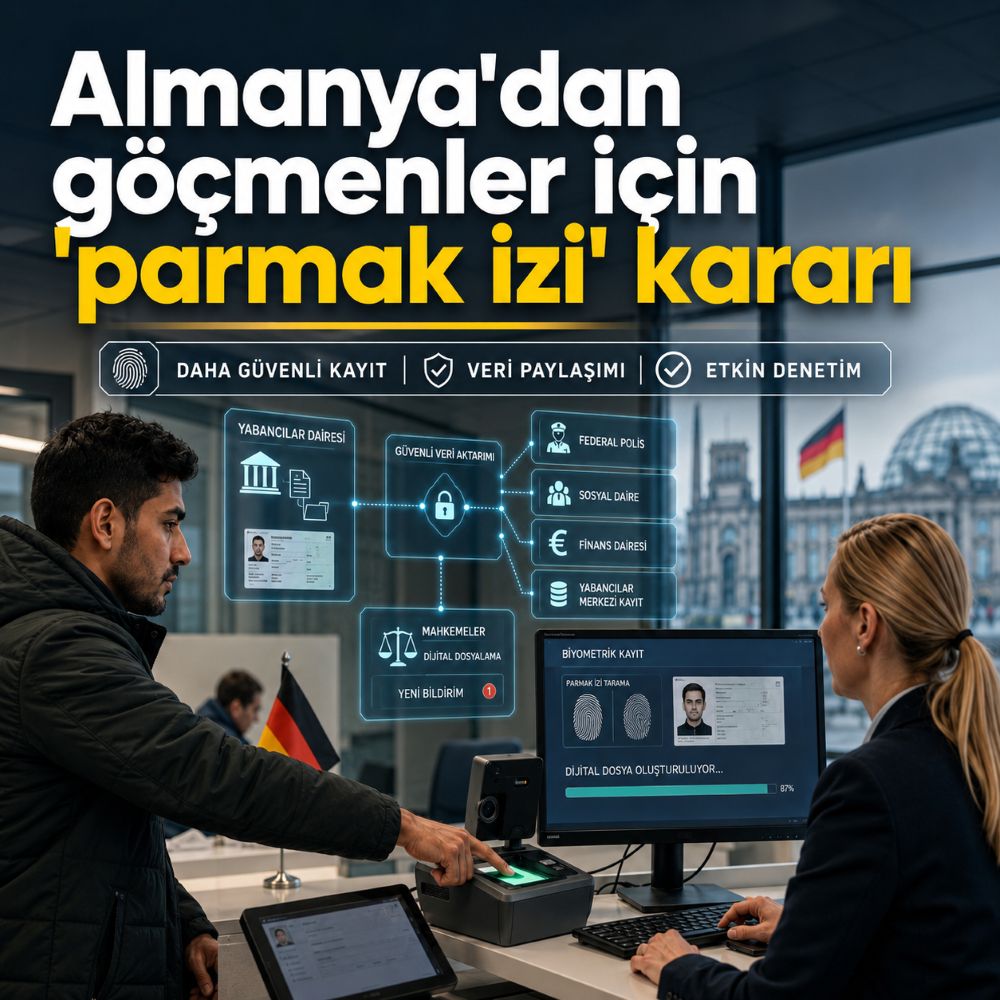 Almanya göç işlemleri için biyometriyi yeniden kullanacak: Yasa iki meclisten geçti 4 Almanya göç işlemleri için dikkat çeken karar