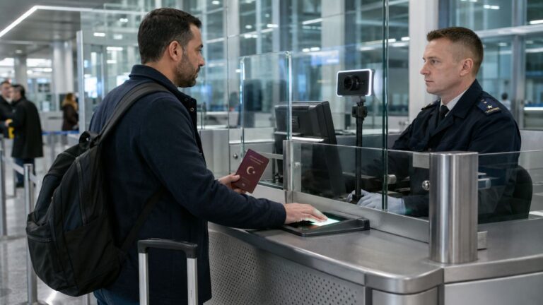EES sınır kontrolü yaz yoğunluğunda bazı Avrupa sınır noktalarında kuyruk ve gecikmeye yol açıyor. Türk yolcular ilk Schengen dış sınır girişinde biyometrik kayıt için ek süre bırakmalı; kısa aktarmalarda bağlantı riski artabilir.