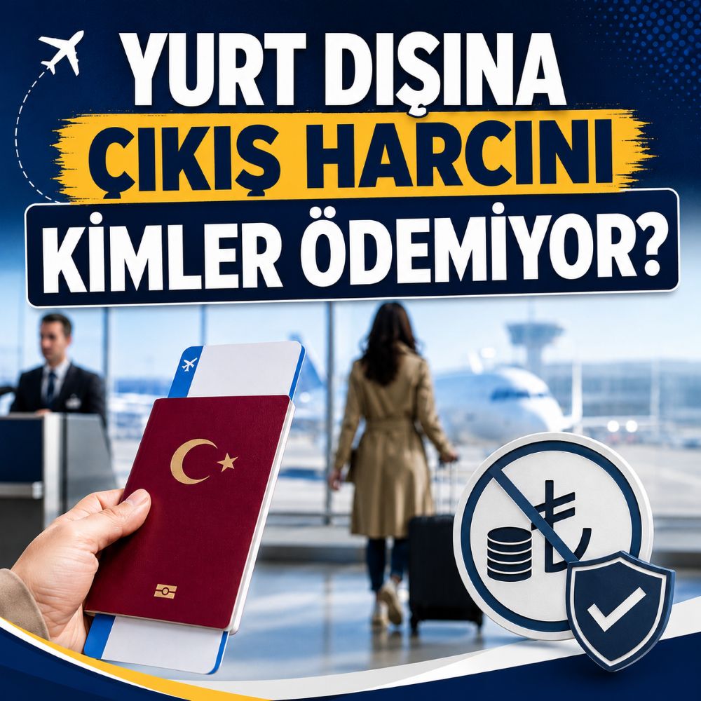 Yurt dışı çıkış harcını kimler ödemiyor 2026 muafiyet listesi 3 Yurt dışı çıkış harcı 2026’da 1.250 TL. Kimler ödemez, D tipi vize neden yetmez, çocuk ve KKTC muafiyeti nasıl uygulanır