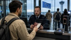 AB, EES muafiyetleri kapsamını yeniden açıkladı. Schengen ülkesinden geçerli oturum kartı veya D tipi vize alan Türkler biyometrik kayda girmeyecek. İrlanda ve Kıbrıs Rum Kesimi belgeleri istisna.