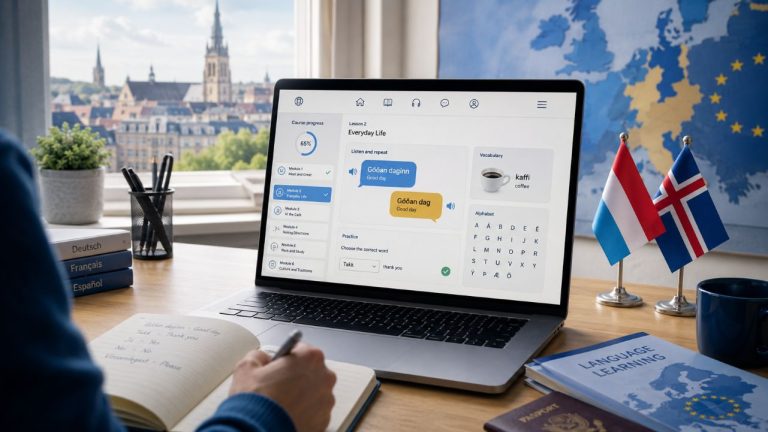 Avrupa'da birçok ülke, dillerini ücretsiz öğrenmenizi sağlayacak resmi platformlar sunuyor