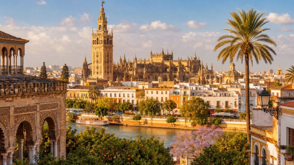 Türkler için Schengen vizesiyle Sevilla seyahat rehberi: Alcázar, Giralda ve Triana rotası 1 Sevilla seyahat rehberi: Alcázar ve katedral biletleri, iki günlük rota, ulaşım, konaklama, tapas ve flamenko.