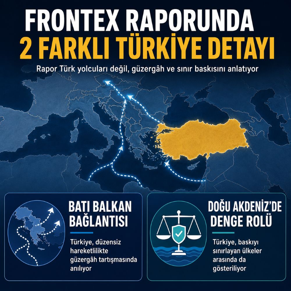 Frontex'in raporunda Türkiye detayı