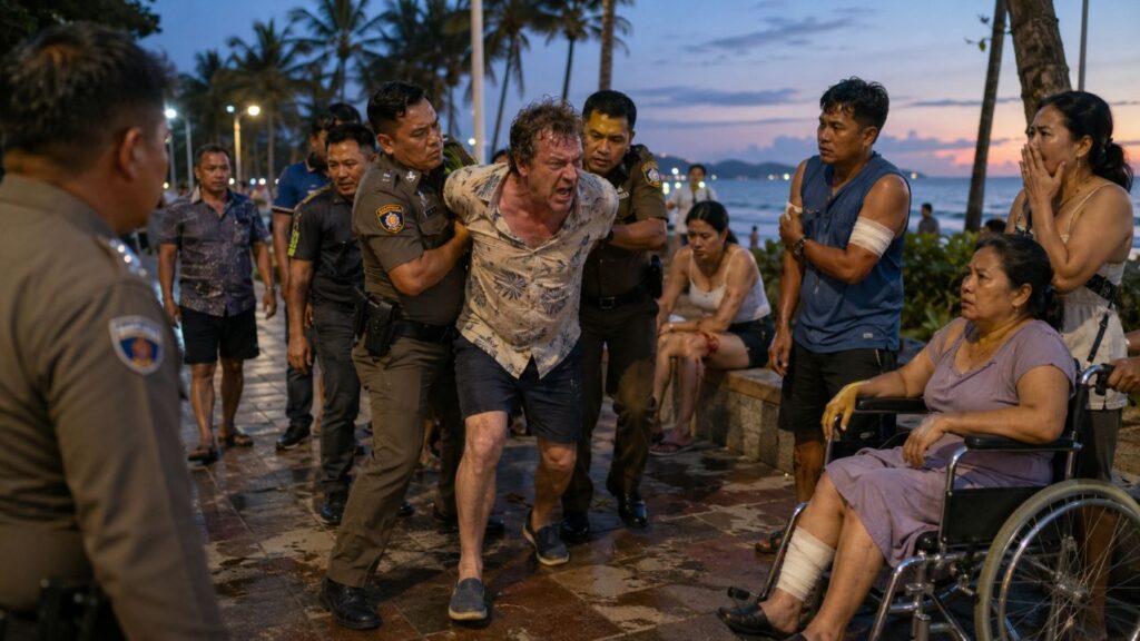 Katarlı turist dehşet saçtı: 6 kişiyi darp eden adamın vize iptali gündemde 1 Tayland'da altı kişiye saldırmakla suçlanan Katar vatandaşı hakkında saldırı dosyası açıldı. Polis Tayland vizesi iptali istedi; 100 bin bahtlık ödeme anlaşması ceza sürecini kapatmadı. Sınır dışı kararı henüz yok.