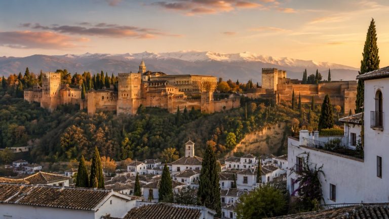 Granada seyahat rehberi: Alhambra bilet saati, yokuşlu mahalleler, ulaşım, tapas ve 1–3 günlük rotalar.