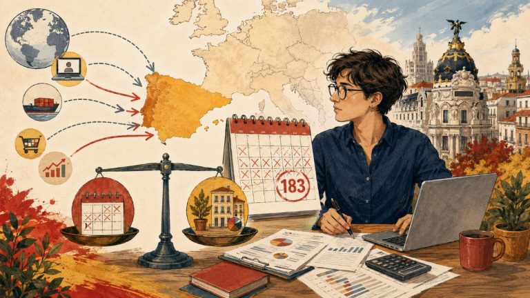 İspanya’da 183 günden az kalan dijital göçebe vergi öder mi