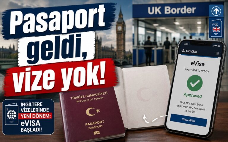 Boşuna aramayın pasaportunuzda İngiltere vize sticker'ı yok