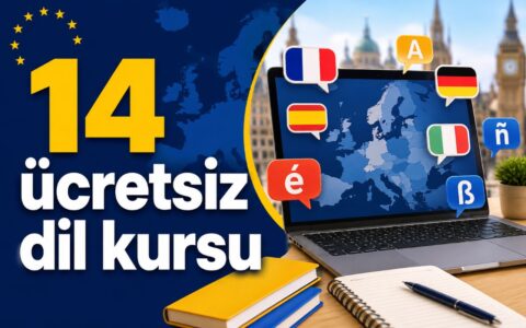 14 dilde ücretsiz dil kursu