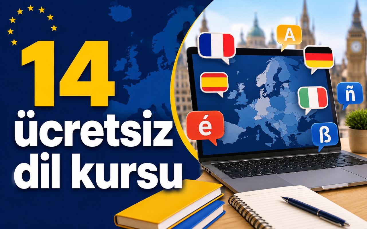Portekizceden İzlandacaya 14 ücretsiz dil kursu