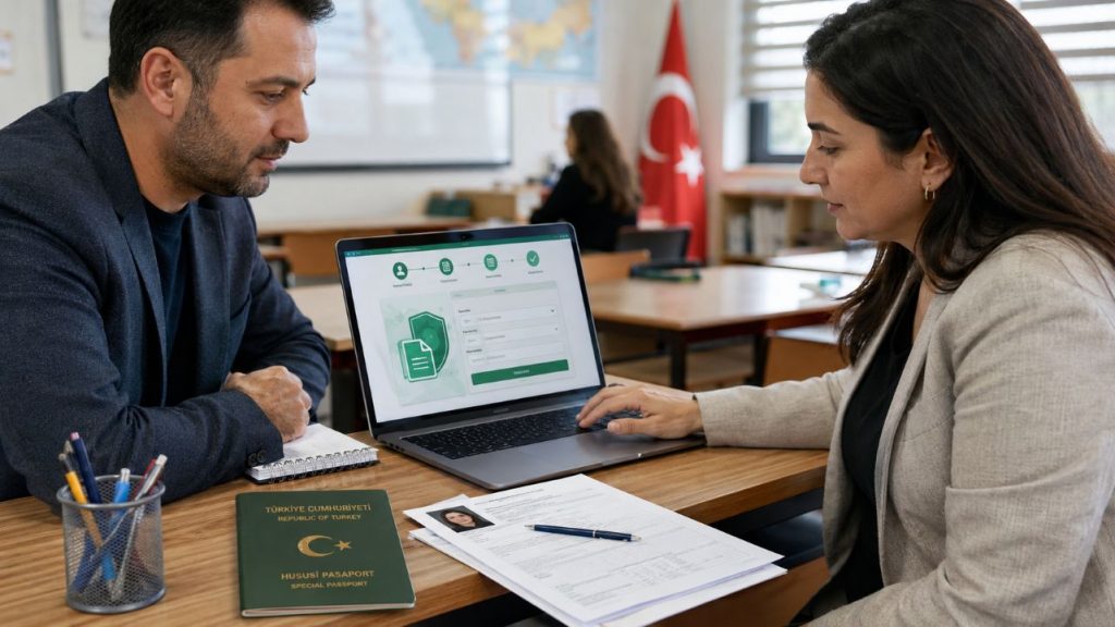 Öğretmenler için yeşil pasaport başvurusu dijitale taşındı 1 MEB'de yeşil pasaport başvurusu kısmen dijitalleşti