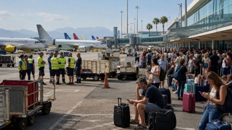 Mallorca Havalimanı grevinde ilk gün: Yaklaşık 80 uçuş etkilendi