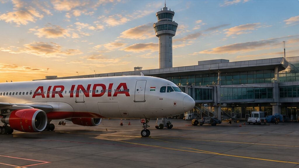 Air India uçağı ve Easy Connect Amritsar Delhi aktarma uygulaması