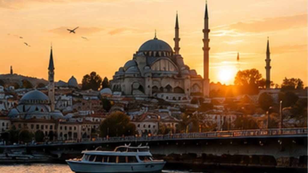 Vida urbana en Estambul para ilustrar el coste de vida en Turquía