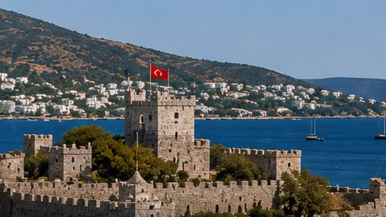 Erken rezervasyon otel fiyatları haberini temsil eden Bodrum sahili ve turizm bölgesi