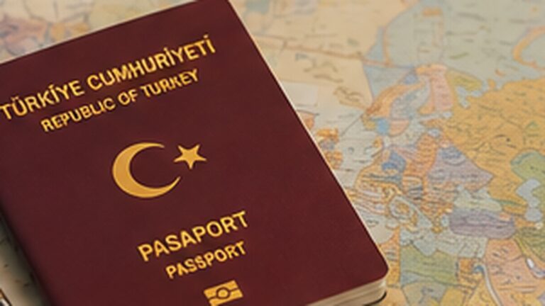 İrlanda vize işlem süreleri haberini temsil eden pasaport, Dublin seyahat belgeleri ve İrlanda bayrağı