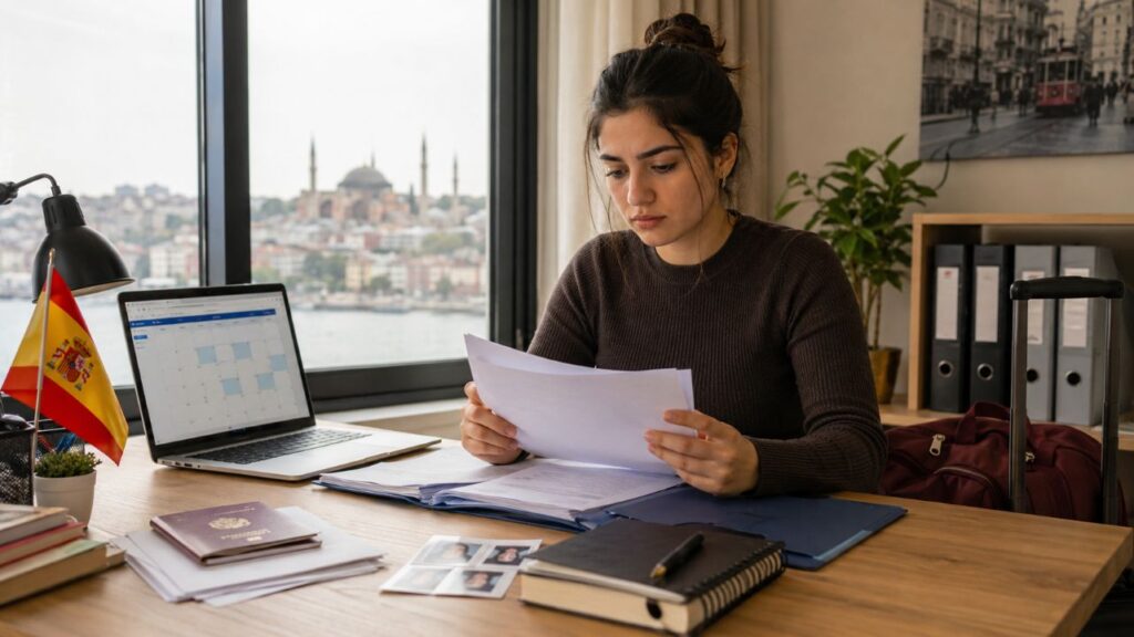 Öğrenci vizesinde randevu bulamayana e-postayla sıra veriyorlar 1 İspanya öğrenci vizesi için ulusal vize başvuru formu