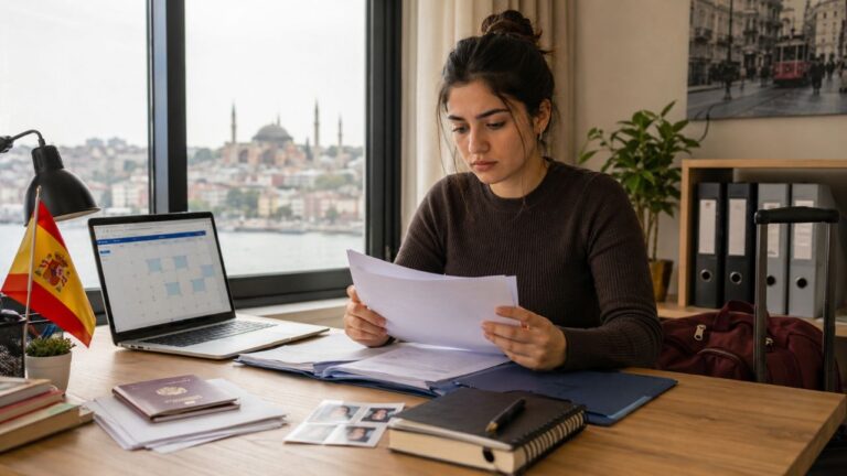 İspanya öğrenci vizesi için ulusal vize başvuru formu