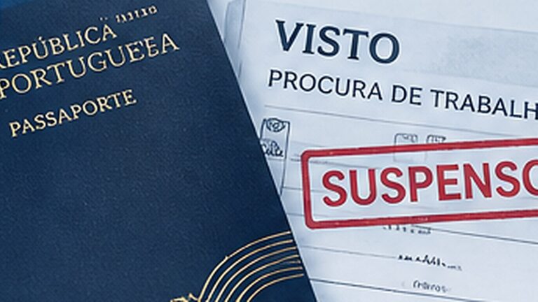 Portekiz nitelikli iş arama vizesi için Lizbon’da iş ve vize başvurusu hazırlayan yolcu