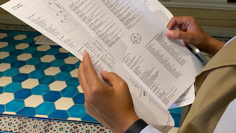 Persona revisando documentos para una residencia de larga duración en Turquía