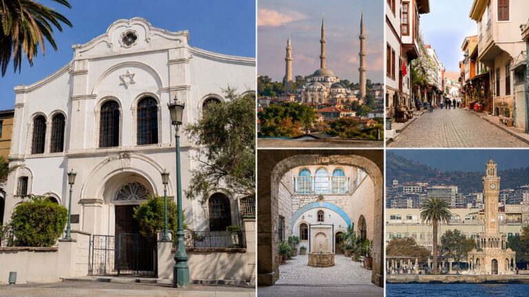 Viajera contemplando Estambul, una de las cinco ciudades de la ruta sefardí en Turquía