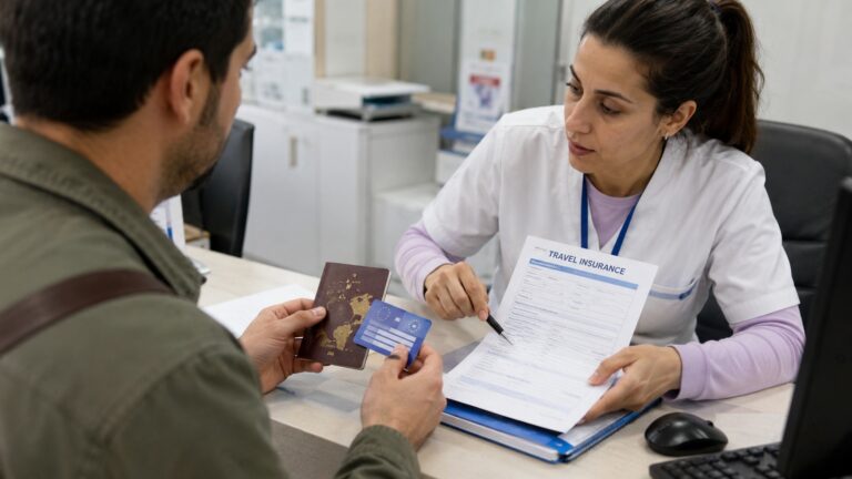 Tarjeta Sanitaria Europea en Turquía y documentación de seguro de viaje revisada antes de recibir asistencia