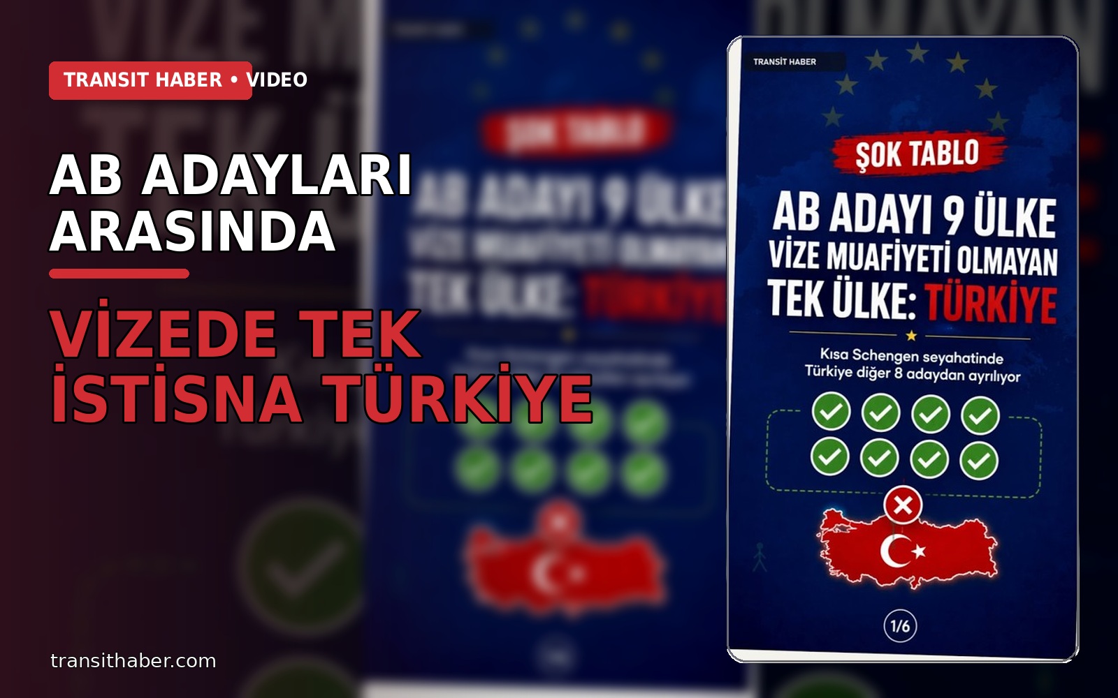 AB adayı olup da vizeye tabi tek ülke