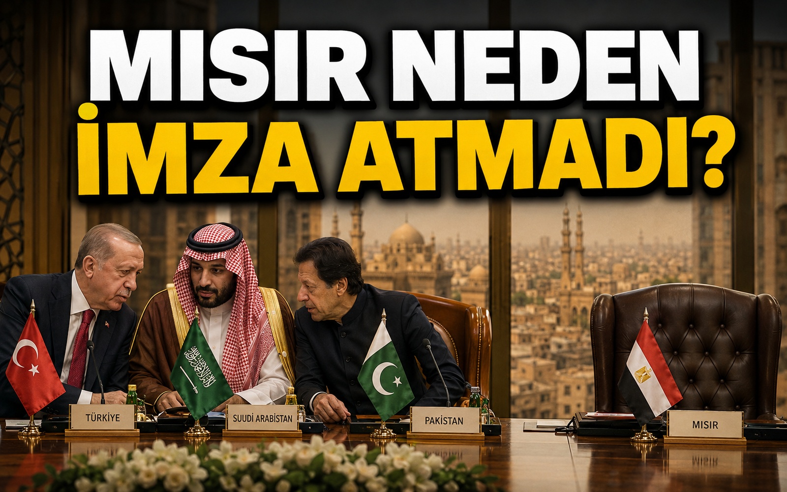 Harbiden Mısır niye imza atmadı?