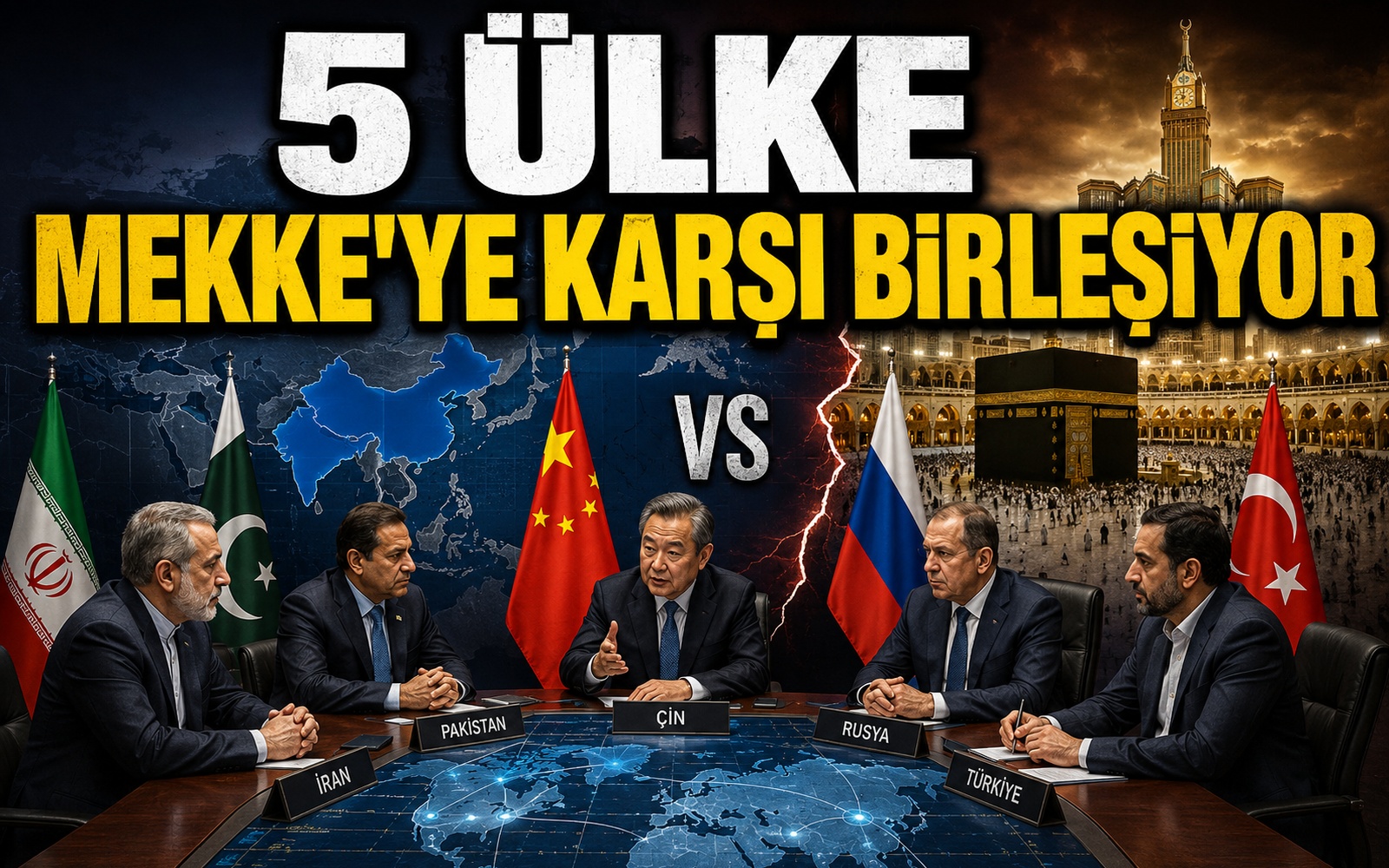 Mekke ittifakına karşı 5 ülke birleşiyor