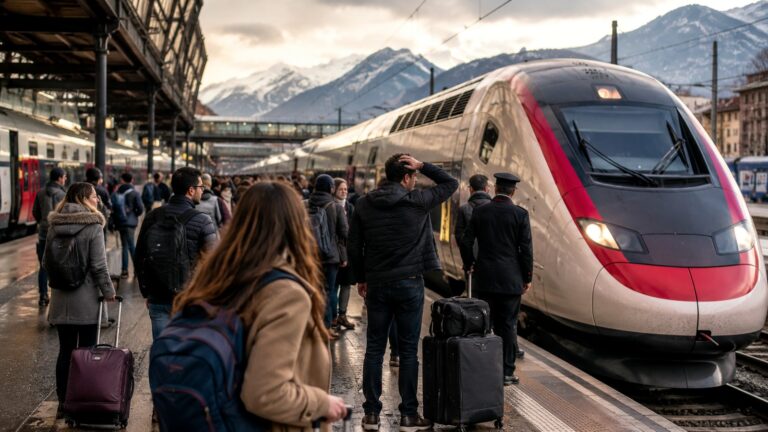 YHT bilet zammı haberini temsil eden peronda ilerleyen yüksek hızlı tren