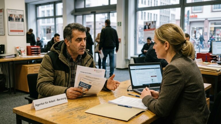 Almanya'da işten çıkarma sonrası Agentur für Arbeit danışmanlığı alan Türk çalışan