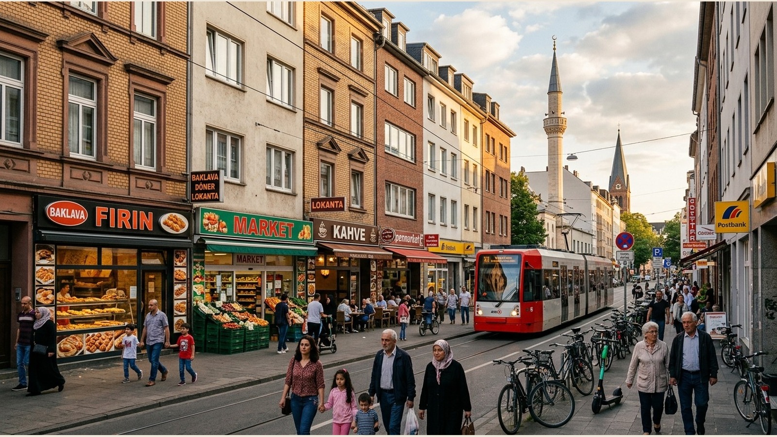 Berlin’den Ruhr’a Türklerin yaşadığı şehirler: Köln’de iki ilçenin rakamları açıklandı 1 Almanya’daki Türk mahalleleri için Almanya’da Türk işletmelerinin bulunduğu temsili sokak