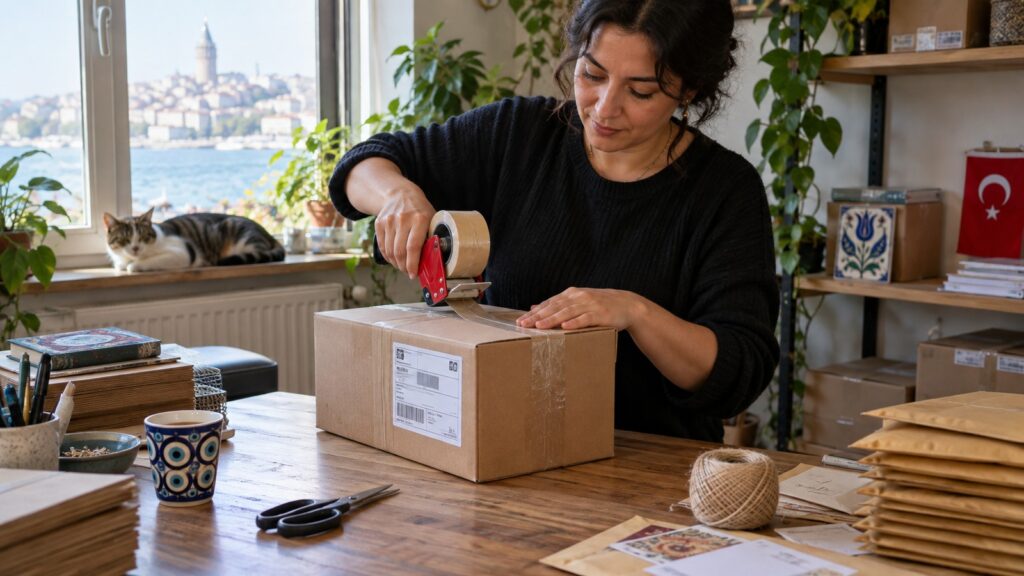 Enviar documentos urgentes entre Turquía y España: preparación de un envío registrado en Estambul