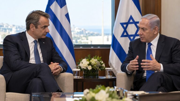 Netanyahu, Miçotakis’e Yunanistan’dan çok memnun olduğunu söyledi