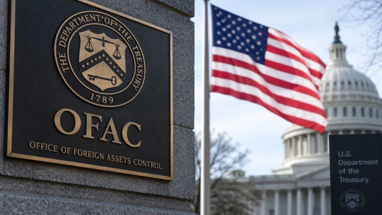 Golden Global Yatırım Bankası yaptırımı için ABD Hazine Bakanlığı ve OFAC kararını temsil eden görsel