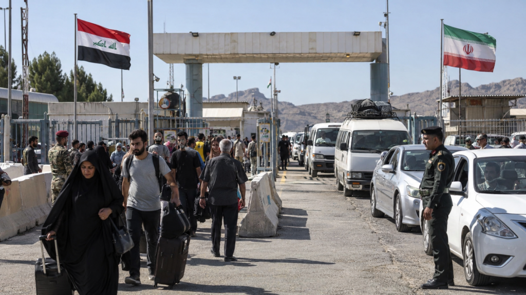 Irak İran sınırında iki kapıyı yolculara açtı: Ticaret kademeli dönecek 1 Irak İran sınır kapıları arasında araç ve yolcu geçişini temsil eden sınır kontrol noktası